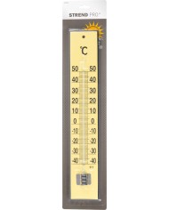 Teplomer Strend Pro, TMM-018 Yellow Flatter, vonkajší, 450x80x20 mm, drevený