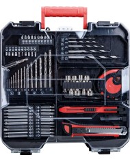 Skrutkovač Worcraft CHD-S20LiBAT ShareSYS 20V, Li-ion, bezuhlíkový, 2x akumulátor 2.0Ah, nabíjačka, set s príslušenstvom 73ks, v