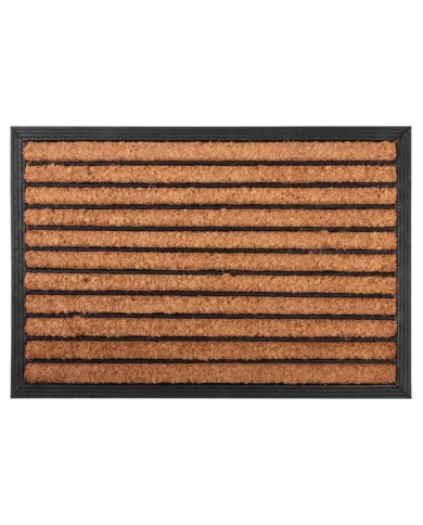 Rohožka MagicHome RBC 129, pred dvere, Lines, 40x60 cm, guma/kokos