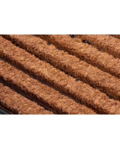 Rohožka MagicHome RBC 129, pred dvere, Lines, 40x60 cm, guma/kokos