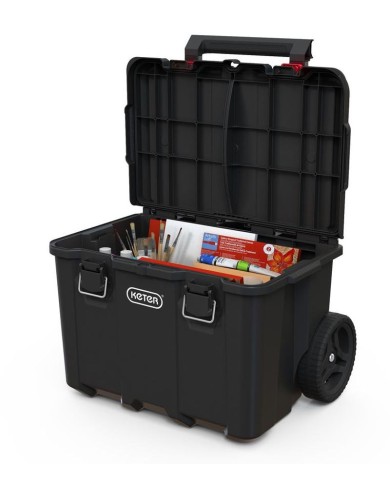 Sada boxov Keter® 250927 Stack´n´roll mobilný systém, 525x411x930 mm, na náradie