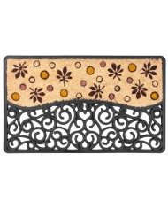 Rohožka MagicHome RCP 129, pred dvere, Oldstyle, 45x75 cm, guma
