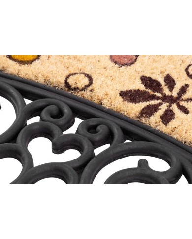 Rohožka MagicHome RCP 129, pred dvere, Oldstyle, 45x75 cm, guma