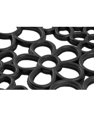 Rohožka MagicHome RBR 100, pred dvere, Meadow, 45x75 cm, guma