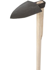 Motyka Gardex špicatá 630 g, kovaná, drevená násada