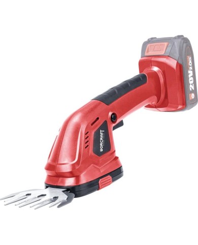 Nožnice Worcraft CGS-S20LiC ShareSYS, 20V Li-Ion, záhradné, na trávu, 2v1
