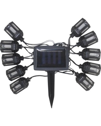 Reťaz Strend Pro Garden, lampáš, solárna, 10x LED, 1,8+2 m