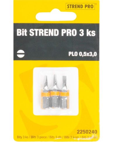 Bit Strend Pro Plochý 0,5x3, bal. 3 ks