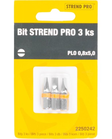 Bit Strend Pro Plochý 0,8x5, bal. 3 ks