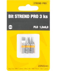 Bit Strend Pro Plochý 1x6, bal. 3 ks
