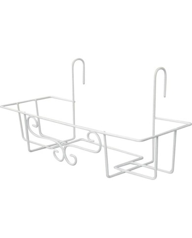 Držiak Strend Pro, vešiak, kovový, na kvetináč, na zábradlie, 65 cm