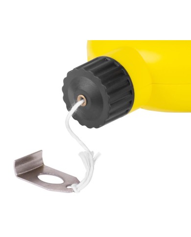 Šnúra murárska Strend Pro G536 L-30 m, s navíjačom + modrý murársky značkovací púder (prášok)