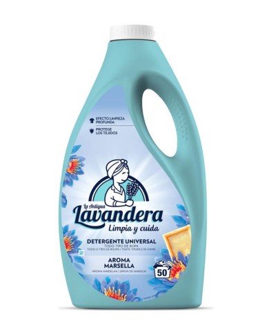 Prací gél Lavandera, marseillské mydlo, 2500 ml/50 pracích dávok, na pranie