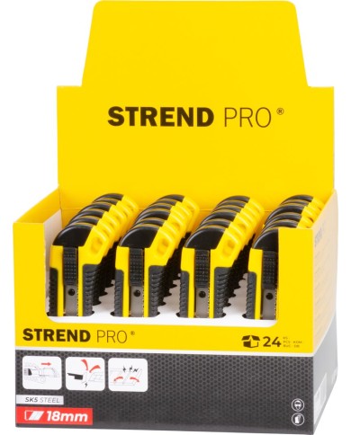 Nôž Strend Pro UKBOX-86-18 18 mm, odlamovací, plastový