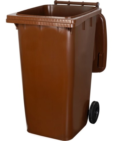 Nádoba ICS GB4, 240 lit., hnedá, popolnica na odpad