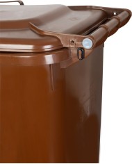Nádoba ICS GB4, 240 lit., hnedá, popolnica na odpad
