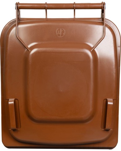 Nádoba ICS GB4, 240 lit., hnedá, popolnica na odpad