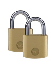 Zámok Yale Y110B/40/122/2, Standard Security, visiaci, 40 mm, zjednotené 2 zámky s 3 kľúčami