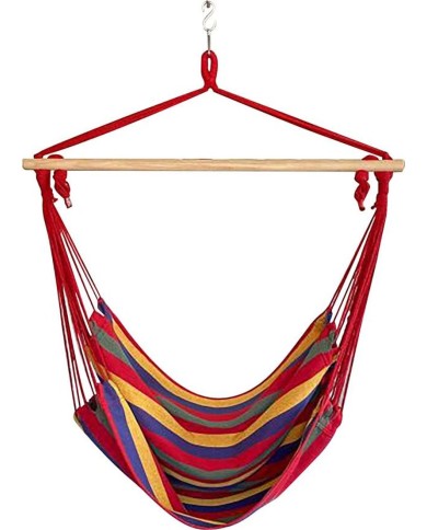 Kreslo CARNER, hojdacie, záhradné, bavlna, max. 150 kg, 100x50 cm