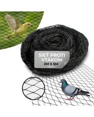 Sieť Strend Pro, 2x5 m, oko 25 mm, proti vtákom, PE