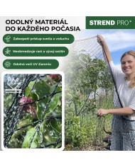 Sieť Strend Pro, 2x5 m, oko 25 mm, proti vtákom, PE