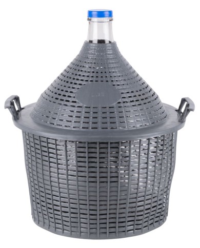 Demižón Strend Pro Cada Inco, 25 lit. sklenený, demižón na víno a pálenku, plastový kryt