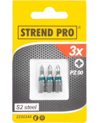 Bit Strend Pro Pozidriv, PZ 0, bal. 3 ks