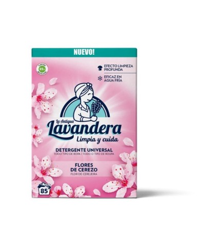 Prací prášok Lavandera, čerešňové kvety, 4675 g/85 pracích dávok, na pranie
