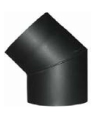 Koleno HS 045/200/2,0 mm, dymovod, dymové kominové koleno na spájanie rúr dymovodu