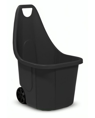 Vozík Blumax CADDY, 60 lit., 50x60x84 cm, čierny, na záhradný odpad