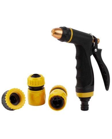 Sada zavlažovacia Strend Pro Garden TS4026, záhradná, na hadicu, 1x pištoľ, 2x spojka, 1x adaptér