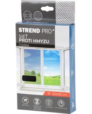 Sieť FlyScreen2 150x90 cm, proti hmyzu a komárom, na okno, čierna PE