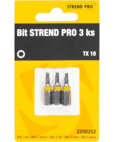 Bit Strend Pro Torx, TX 10, bal. 3 ks