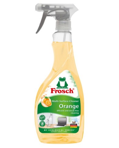 Čistič na lesklé povrchy Frosch, multifunkčný, pomaranč, 500 ml