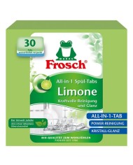Tablety Frosch EKO, Všetko v 1, do umývačky riadu, citrón, 30 tabliet, ALL in 1