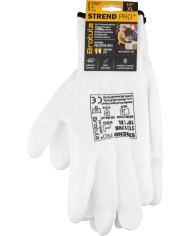 Rukavice ST BROTULA White 10/XL, záhradné, biele, s blistrom