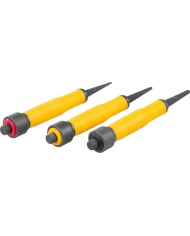 Sada dierovačov Strend Pro Premium, 3 dielna, Bi-materiál rukoväť, 1-2-3"/32"