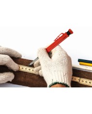 Ceruzka Strend Pro Premium, so sponou, oceľová špička, tesárska, značkovač so strúhadlom, so 6 tuhami, set