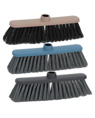 Metla York CARLA, plastová násada 120 cm, mix farieb, 32x9x127 cm