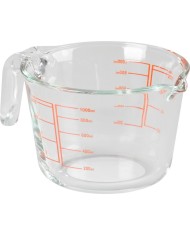 Odmerka MagicHome, sklenená, sklo, s výlevkou, 1000 ml