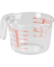 Odmerka MagicHome, sklenená, sklo, s výlevkou, 500 ml