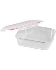 Dóza MagicHome, obdĺžniková, 1000 ml, s vekom, Clip, sklenená