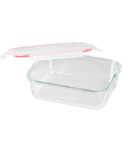 Dóza MagicHome, obdĺžniková, 1500 ml, s vekom, Clip, sklenená