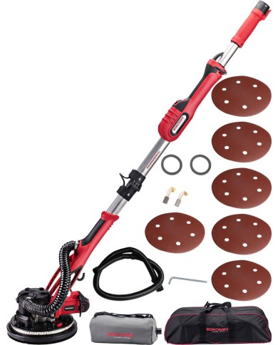 Brúska Worcraft DS09-215, 900W, 215 mm, na sadrokartón, s vakom, LED svetlo