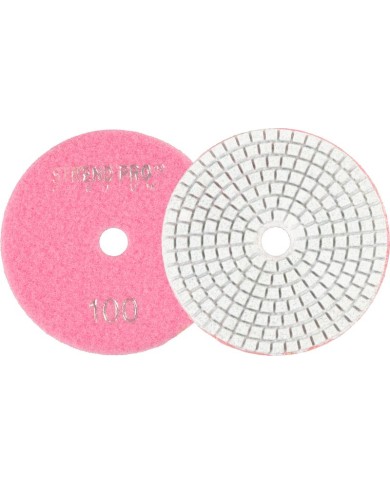 Kotúč Strend Pro Premium P100, 100 mm, leštiaci, diamantový, suchý zips, za mokra leštenie brúsenie