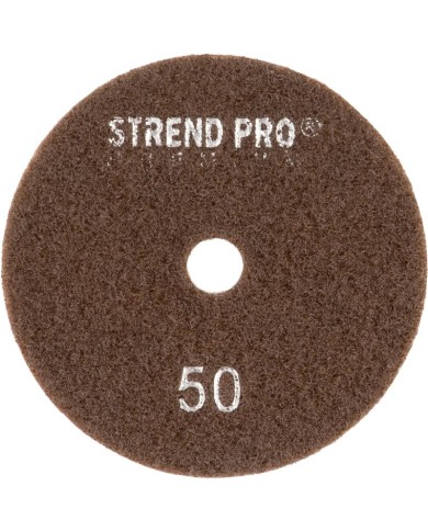 Kotúč Strend Pro Premium P50, 100 mm, leštiaci, diamantový, suchý zips, za mokra leštenie brúsenie