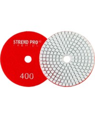 Kotúč Strend Pro Premium P400, 100 mm, leštiaci, diamantový, suchý zips, za mokra leštenie brúsenie