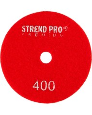 Kotúč Strend Pro Premium P400, 100 mm, leštiaci, diamantový, suchý zips, za mokra leštenie brúsenie