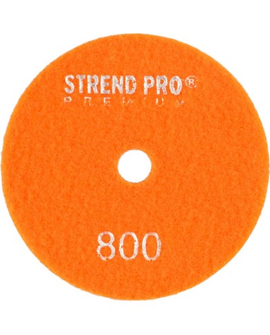 Kotúč Strend Pro Premium P800, 100 mm, leštiaci, diamantový, suchý zips, za mokra leštenie brúsenie