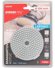 Kotúč Strend Pro Premium P1500, 100 mm, leštiaci, diamantový, suchý zips, za mokra leštenie brúsenie